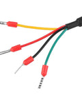 Rugged Temp And Humidity Sensor With I2C Output 14 Bit Resolution Stainless Steel Housing 3.3 To 5V connecting wires close-up