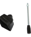 Dual Spool Hydraulic Directional Control Valve 3600 PSI 11 GPM Loader Valve components with handle and rubber boot
