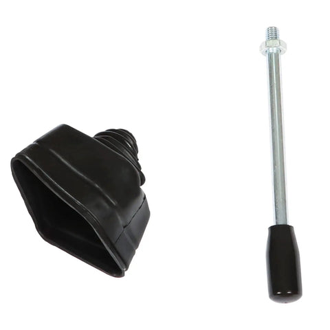 Dual Spool Hydraulic Directional Control Valve 3600 PSI 11 GPM Loader Valve components with handle and rubber boot
