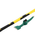 Heavy Duty 24 Inch Pick Mattock Hoe With Forged Steel Head And Fiberglass Handle For Loosening Soil Weeding Prospecting And Cultivating Gardens And Yard Beds In Rocky Dirt with disassembled parts