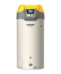 Badass Heavy Duty Natural Gas Tank Water Heater For Commercial Jobs With Slick LCD Controls And PermAglas Protection, 100 Gallon unit.