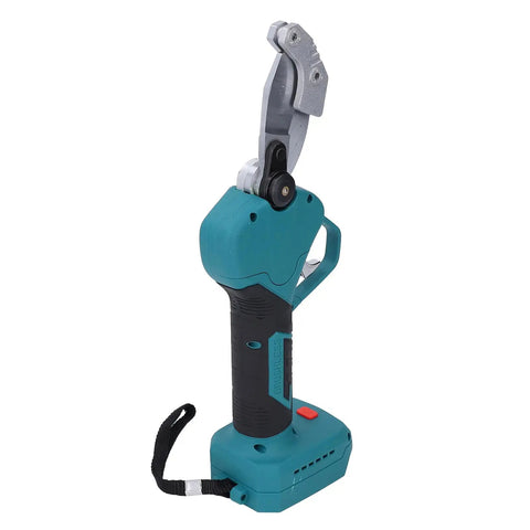 Electric PVC Pipe Cutter Tool Cordless Pipe Cutter With Brushless Motor shown upright with cutting jaw visible