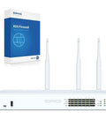 Bulletproof Next Gen Firewall Delivering No Fuss Threat Prevention with sleek design and multiple antennas for secure networking.