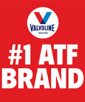 Valvoline logo with '#1 ATF BRAND' text on red background, advertising Multi Vehicle ATF Full Synthetic Transmission Fluid One Gallon For Most Cars