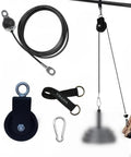 Compact Pulley Cable System For Home Gyms, Silent Weight Attachment For Lat Pulldowns And Tricep Extensions, DIY setup accessories