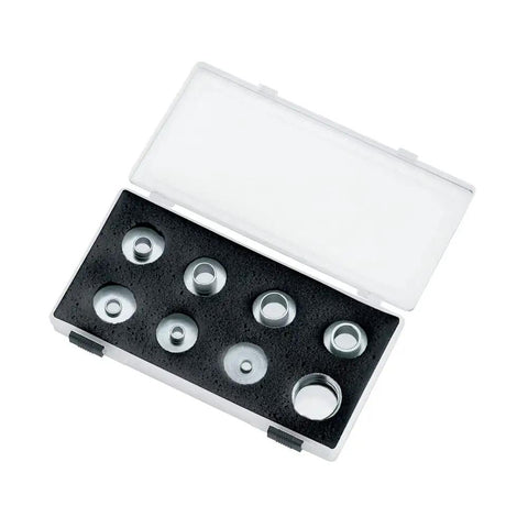 Router guide bushings set for Beast Pro-Grade Fixed Base Router Kit With A 12 Amp Motor, 24,000 RPM Variable Speed, Full Feedback Control.