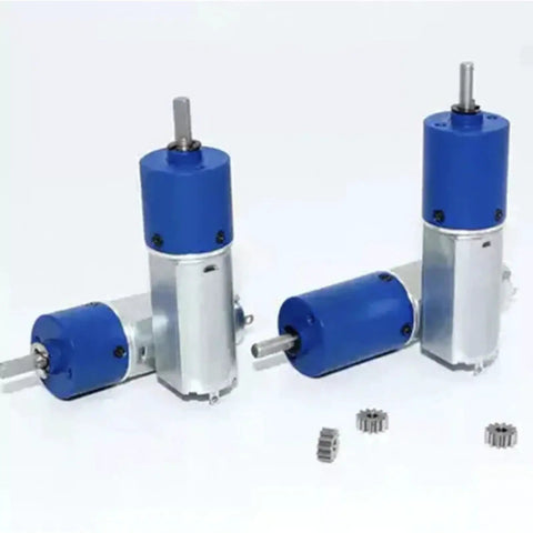 Miniature DC Reduction Motor With All Metal Planetary Gearbox, Sixteen Millimeter Compact Drive, Low Speed 12V System Delivers Beefy, Smooth 187 RPM Output For Robotics And Automation Projects