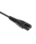 Close-up of Heavy Duty 10Ft AC Power Cord Cable end, designed for Porter Cable Reciprocating Saws, UL Tested 16AWG