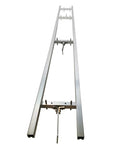 12 Ft Rail Mill Guide System With Four Crossbar Kits showing aluminum structure and crossbars for precision milling setup