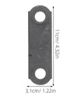 Heavy Duty Suspension Shackle Kit For Tandem Axle Utility Trailers With Nylon Bushings And Steel Long Bolts To Boost Performance, Durability, And Smooth Rides On The Road. steel shackle plate 11cm x 3.1cm