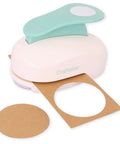 Three Inch Circle Hole Punch With Lever For Precise Clean Cuts Great For Scrapbooking Cards Journals And DIY Paper Crafts Super Handy