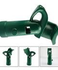 Heavy Duty Manual Pipe Bender For Emt Steel Conduit And PVC adjustable head view, green chrome vanadium steel construction for efficient bending.