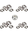 DIY Ready Stainless Steel Conical Gasket Washers Set M3 Through M10, Concave And Convex Tapered Flat Shim Cones, 304 Grade, Countersunk Head, Durable Hardware Spares, 2, 5, 10, 20 Pcs For Home DIY Maintenance, stainless washers around countersunk screw