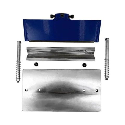 Components of Pro-Grade 12 Inch Press Brake Bender V Block Attachment for 12 or 20 Ton Hydraulic Shop Press
