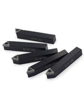 Five Sixteenth Inch Mini Lathe Indexable Carbide Turning Tool Holder Kit With TCMT090204 Inserts showing 5 holders