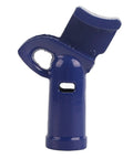 Heavy Duty Manual Pipe Bender Crafted From Durable 45# Steel For Straight Bending Of 3/4 Inch PVC Plastic Tubing, blue handle design.