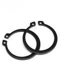 Built Tough 65 Manganese Steel Circlips For Shafts heavy duty snap ring retainer in black, suitable for M14 fittings.