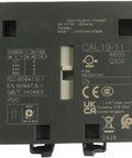 Dope Industrial Aux Contact Block With 1No And 1Nc Config For Standard Contactor Assemblies, heat resistant design, IP20 rated.