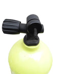 Dust Plug Protector Cap For Dive Tanks And Regulators on yellow tank, POM material, DIN Tanks Dust Cover, Safeguarding valve.