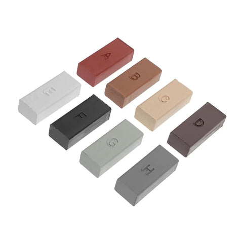 Laminate Floor Repair Kit With Color Wax Blocks For Scratch Repair And Hole Filling On Countertops, Tiles, And Furniture DIY Friendly