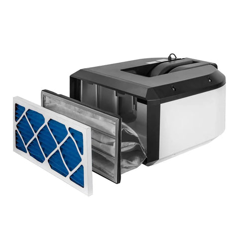 24x12x1 Electrostatic Outer Air Filter For AFS-1000B And AFS-1000C, 5-Micron Filtration frame showing filtration layers