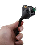 G6 Racing Ignition Coil with SSR125 Spark Plug Wire held in hand, suitable for 50Cc 110Cc 125Cc 150Cc mopeds, scooters, ATVs, and go karts.