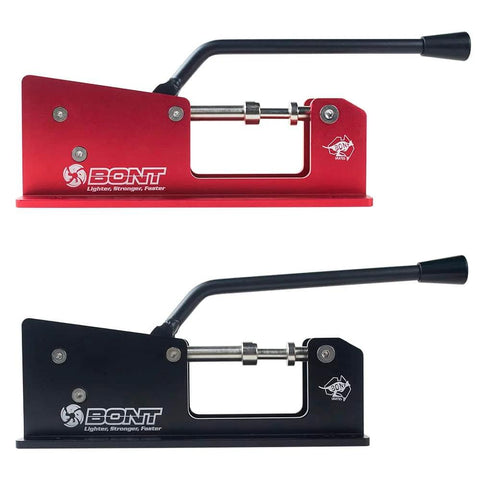 Red and black Premium Aluminum Bearing Press For Roller Skates And Skateboards, Quick Install And Removal Tool, 7mm 8mm, 6061 aluminum