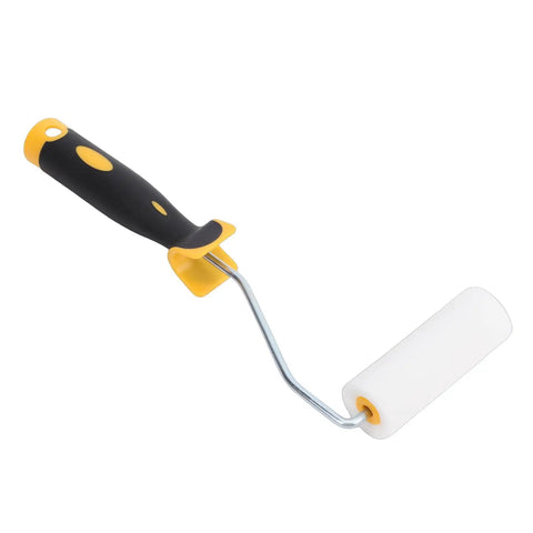 Pro Grade Paint Roller Kit For Weekend Warriors Slaps Down Walls Ceilings And Trim Fast Includes Nine Inch Rollers with ergonomic grip.