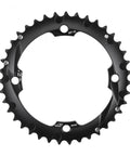 Beefy 39T 7075T6 Aluminum Chainring For 10 Speed Drivetrains GXP Compatible With Black Anodized Finish CNC And Laser Detailing