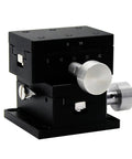 Motorized Rotary Positioning Stage XY For Precision Alignment, 40x60mm Dovetail Groove, High Precision Sliding Table, side view