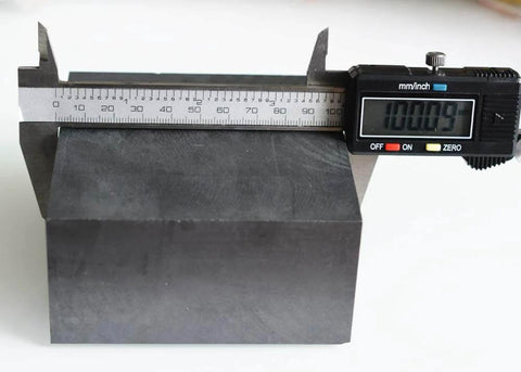 Top Notch Pro Grade High Purity Graphite Ingot Block For EDM Milling Surface 99.9 Percent Purity 100 By 100 By 50 Millimeters