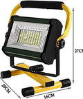 JUDYSSY Spot Lighting Led Floodlight 100W 8000 Lumens Led Floodlight with adjustable handle, dimensions 27cm x 16cm x 20cm.