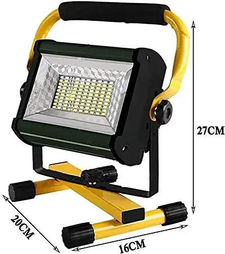 JUDYSSY Spot Lighting Led Floodlight 100W 8000 Lumens Led Floodlight with adjustable handle, dimensions 27cm x 16cm x 20cm.