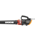 12 Amp Electric Leaf Blower With Turbine Tech For Lightning Fast Yard Cleanups 600 CFM 2 Speed Control Corded Power Lightweight WG520