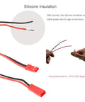 20 AWG Silicone JST RCY 2 Pin Battery Connector Wire Set For RC Toys Flexible Heat Resistant Silicone Insulated