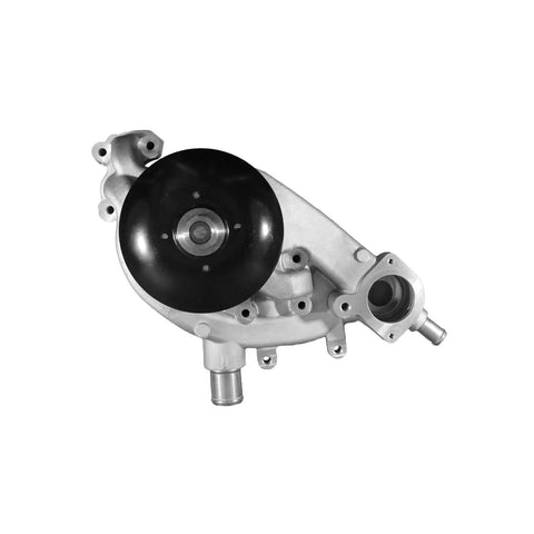 Heavy Duty Engine Water Pump With Heat Treated Shaft Assembly For GM Cars And Trucks side view showing durable construction and design