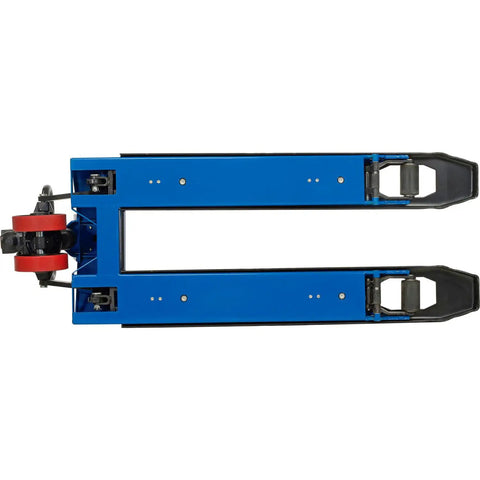 Heavy Duty Low Profile Pallet Jack Scale Truck Built Tough For Serious Payload Jobs Featuring Integrated Digital Weight Meter And No Sweat Ergonomic Pump Lever Systems