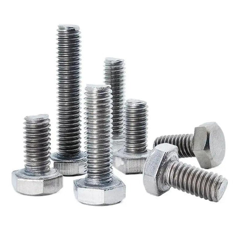 10 Piece Pure Titanium TA2 GR2 Metric Hex Socket Cap Screws M12X140 assorted sizes, showing corrosion proof heavy duty bolts.