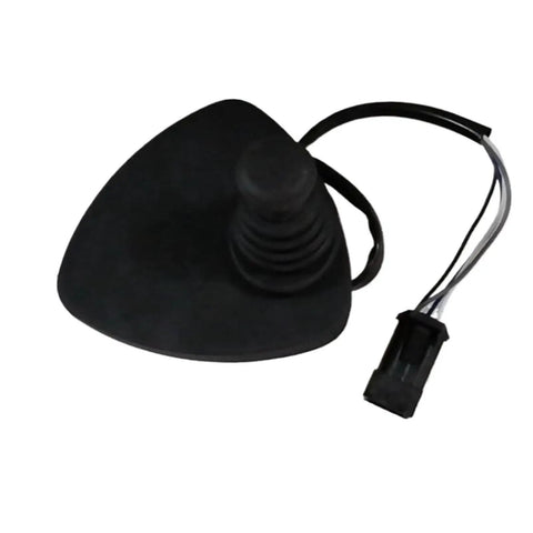 High Quality Replacement Excavator Joystick Assembly Part Number 7919040044 with a durable rubber top and connector wires.