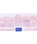 All-In-One Copper Washers Set, 280 Pieces in 12 Sizes With Storage Box, Heavy-Duty Copper Washers for Automotive Hydraulic Fittings, High Conductivity and Tight Seals, Reliable Sealing, Durable and Easy to Use. Plastic organizer with copper washers