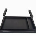 Under Desk Sliding Drawer With Ball Bearing Slides, Attachable Pencil Drawer For Sit Stand Desk Frames, Black Finish