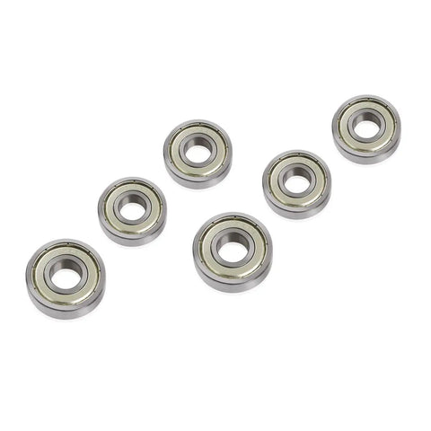Six Piece Saw Bearings Set For Grizzly G0555 Band Saw With Replacement And Guide Bearings Includes 2 Thrust Bearings And 4 Guide Bearings