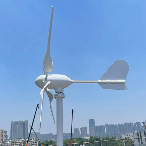 1000W Wind Turbine For Off Grid Homes And RVs 12V 24V 48V System Horizontal Axis Wind Generator With MPPT Controller