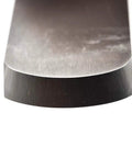 Close-up of the rounded blade of the Rock Solid Woodturning Chisel With Rounded Blade Built For Heavy Bowl Smoothing And Cleanup Crafted From Premium M2 High Speed Steel.