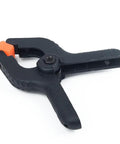Rock Strong Spring Clamps For DIY Pros Hard Plastic Woodworking Tools 2 Inch Grip Set To Hold Projects Tight Like A Pro, black clamp