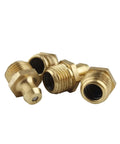 Pro Grade Brass Grease Fitting Assortment 15 Pcs Set M6 M8 M10 Nipple Nozzle Kit high-temp precision threads straight fill nipples