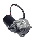 12V DC Right Angle Garage Door Gear Motor, Reversible Beefy High Torque Drive With 50 RPM Output, front view.
