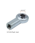 CF5 Rod End Bearing Heim Joint Set 5/16 X 5/16-24 Right Hand Female Thread With Jam Nuts 2 Pack Heavy Duty Forged Steel Rod End Joint