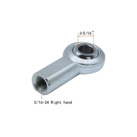 CF5 Rod End Bearing Heim Joint Set 5/16 X 5/16-24 Right Hand Female Thread With Jam Nuts 2 Pack Heavy Duty Forged Steel Rod End Joint