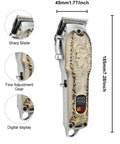 Top Shelf Cordless Hair Clippers For Men Offering Barber Grade Electric Hair Cutter with sharp blade and digital display.